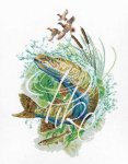 (image for) Silver Pike Counted Cross Stitch Kit